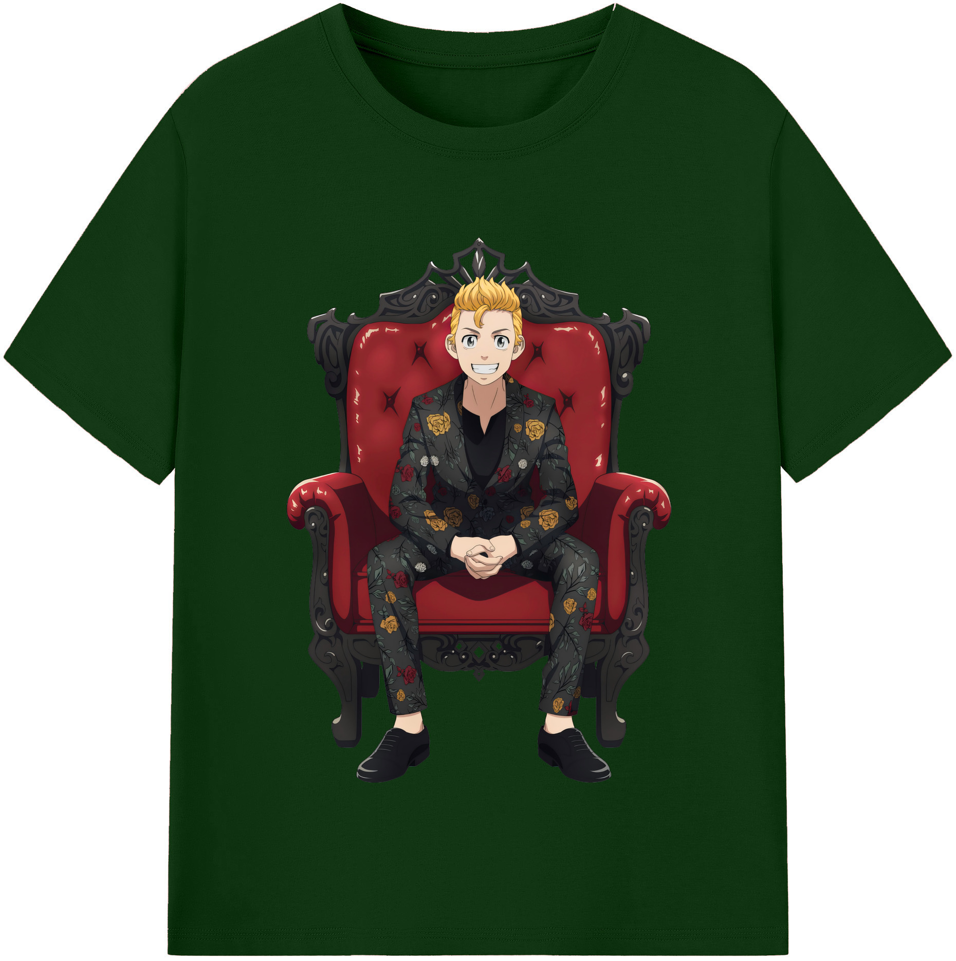 （画像用） 東京リベンジャーズ Tokyo Revengers 綿100％半袖Tシャツ（フロントプリント）
